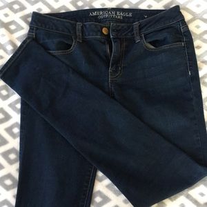 American eagle dark denim Jeggings